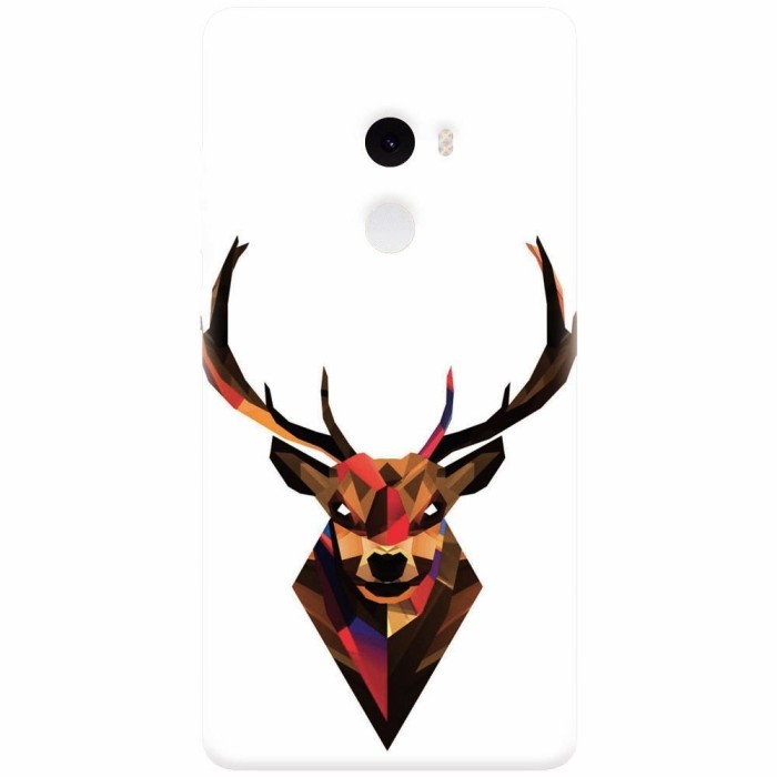 Husa silicon pentru Xiaomi Mi Mix 2, Geometric Tibetan Antelope