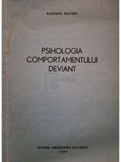 Ruxandra Rascanu - Psihologia comportamentului deviant (usoare halouri de apa) (Editia: 1994) foto