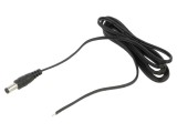 Cablu DC 5,5/2,1 mm 2x0,5mm2, 1,5m, negru și gri