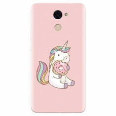 Husa silicon pentru Huawei Y7 Prime 2017, Unicorn Donuts