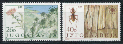 Iugoslavia 1984 Mi 2053/54 MNH - Conservarea Naturii Europene (IV) 27-3 foto