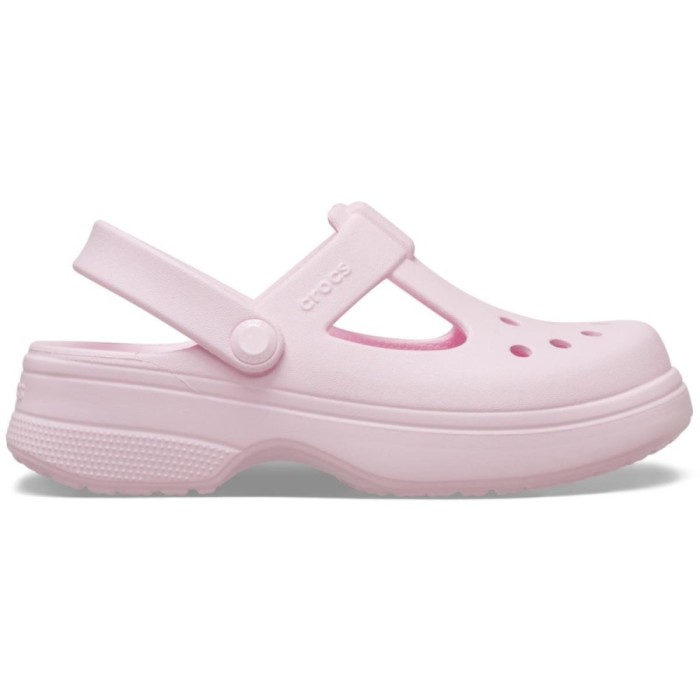 Saboti Crocs Classic Mary Jane Clog Kids Roz - Pink Milk