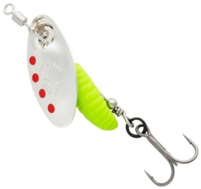 Lingurtia Rotativa SAVAGE GEAR Grub Spinners, Silver Red Lime, Nr.0, 2.2g, 1buc/pac foto