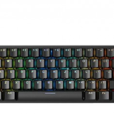 Tastatura Glorious PC Gaming Race GMMK Compact Gateron Brown, US, USB, iluminare RGB (Negru)