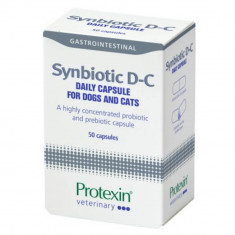 Supliment nutritiv pentru caini si pisici Synbiotic D-C, Protexin Veterinary, 5 x 10 comprimate foto