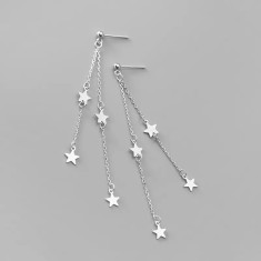 Cercei Din Argint 925 model - STELUTE - lungi cod ARG07C