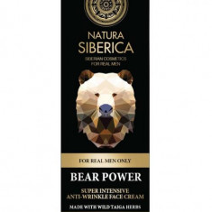 Crema intensiva antirid pentru barbati Bear Power, 50ml, Natura Siberica