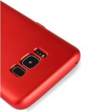 Husa Silicon Samsung Galaxy S8 MyStyle Elegance Luxury, Slim, Antishock, Protectie Camera, Rosu