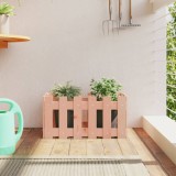 Jardiniera Gradina Lemn Masiv Douglas 60x30x30 cm Maro vidaXL Design Gard Ghiveci Exterior Plante Flori