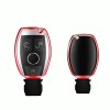 Husa Cheie Smartkey Compatibila cu Mercedes Benz 3 Butoane Rosie TPU+PC