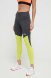 The North Face leggins sport femei, culoarea gri, modelator