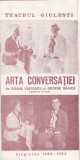 Bnk rev Program Teatrul Giulesti - Arta Conversatiei - 1983-1984