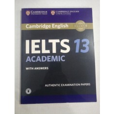 Cambridge English OFFICIAL IELTS 13 ACADEMIC with answers - Cambridge University