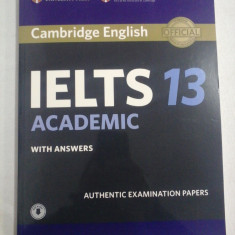 Cambridge English OFFICIAL IELTS 13 ACADEMIC with answers - Cambridge University