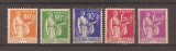 Franta 1937-1938 - Pace, 2 serii, 4 poze, MH (vezi descrierea)