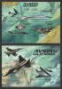 Burundi 2012 - Avioane Militare S/S 1v + M/S 1v NEDANTELATE MNH, Nestampilat