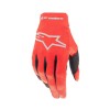 Manusi Moto Cross Alpinestars Radar Rosu/Negru - Confort &amp; Durabilitate - Piele Sintetica, Velcro