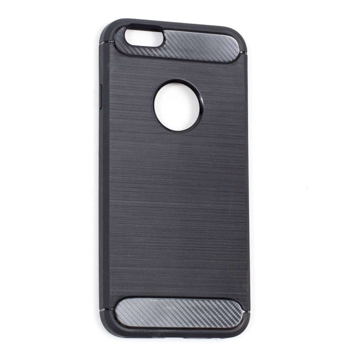 Husa apple iphone 6/6s tpu, carbon, negru