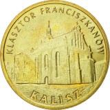 POLONIA 2 ZLOTI / ZLOTE 2011 , ORASE : KALISZ - Manastirea Franciscana , XF+/ a UNC , KM 806