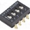 Intrerupator DIP, 4 pozitii, montare SMT, 4 sectiuni, C&amp;K - SDA04H0SB