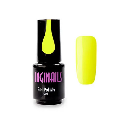 Gel colorat Inginails - Neon Lemon 028, 5ml foto