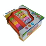 Pian si Xilofon, Sunete, 2 Bete, 19 cm, Multicolor