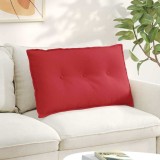 vidaXL Perna pentru spate Roșu 80 x 19 x 50 cm țesătură 42014713
