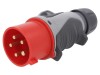Conector Trifazat PCE 32A 400V IP44 Mufa Tata 5 Pini 3P+N+PE Standard IEC 60309