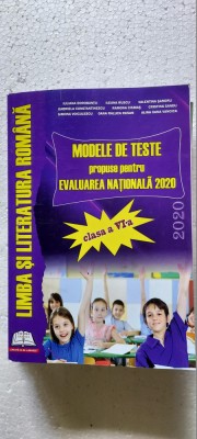 LIMBA SI LITERATURA ROMANA MODELE DE TESTE EVALUAREA NATIONALA CLASA A VI A foto