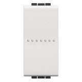 Intrerupator AXIAL cap scara Living Light Bticino 1M alb N4053N
