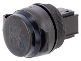 Soclu USB &Oslash;22mm FrontCom IP65 Neagră