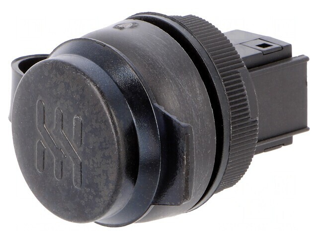 Soclu USB &Oslash;22mm FrontCom IP65 Neagră