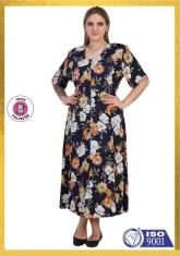 Rochie Clasica cu Nasturi si Cordon Cod 0020 - 60Marimea foto