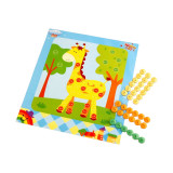 Set creativ adeziv pentru copii +3 ani, Girafa, Crisalida