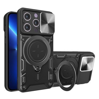 Husa iPhone 13 Pro Max Techsuit CamGuard Pro, negru foto
