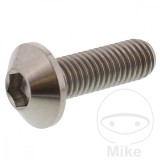 MBS Schraube Bremsscheibe JMP Bolt, M8X1.25 mm 25 mm Titan, Cod Produs: 7758645MA