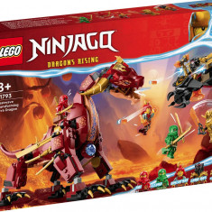 LEGO Ninjago - Dragonul de lava transformator cu val de caldura [71793] | LEGO