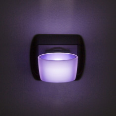 Lumina de veghe LED cu senzor tactil - violet foto
