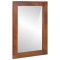 vidaXL Oglindă maro și argintiu 50 x 70 cm Lemn solid de mango, sticlă 4018911