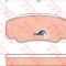 Set placute frana,frana disc PEUGEOT BOXER bus (230P) (1994 - 2002) TRW GDB1521