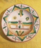 FARFURIE DECORATIVA DIN CERAMICA TIP KUTY-DIAMETRU 20,5 CENTIMETRI
