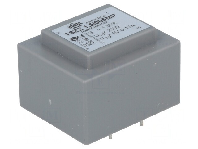 Transformator &Icirc;ncapsulat 1,5VA 230V 9V 130mA PCB