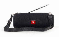 BOXE GEMBIRD portabile bluetooth, RMS: 10W (5W x 2), baterie 1200mAh, microSD, USB, FM-radio, antena, BT v5.1, 230x95x95mm, 521 grame, black, &quot;SPK-BT-