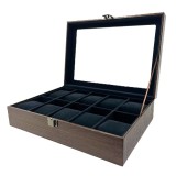 Cumpara ieftin Cutie de Depozitare ?i Organizare Elegant? pentru 10 Ceasuri | WZ1077 | Maro| Watchzone