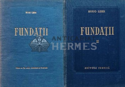Fundatii (2 volume) - 1954 - Hugo Lehr (AG40) foto