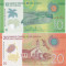 Bancnota Nicaragua 10 si 20 Cordobas 2014 - P209/210 UNC ( polimer , set x2 )