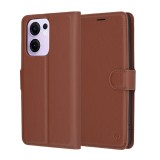 Husa Oppo Reno13 F 4G Techsuit Leather Folio, maro