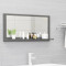 Oglinda de baie, gri extralucios, 80 x 10,5 x 37 cm, PAL GartenMobel Dekor