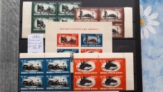 1948-Romania-Munca in comunicatii-Lp245,246-Bl4+col.-guma orig.-MNH