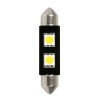 Bec Hyper-Led4 - 2SMD 12V sofit 10x42mm soclu SV85-8 1buc - Alb Garage AutoRide, Lampa